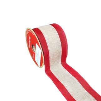 Fita Vermelha com Faixa Cru